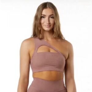 Alphalete alphalux asymmetrical sports bra